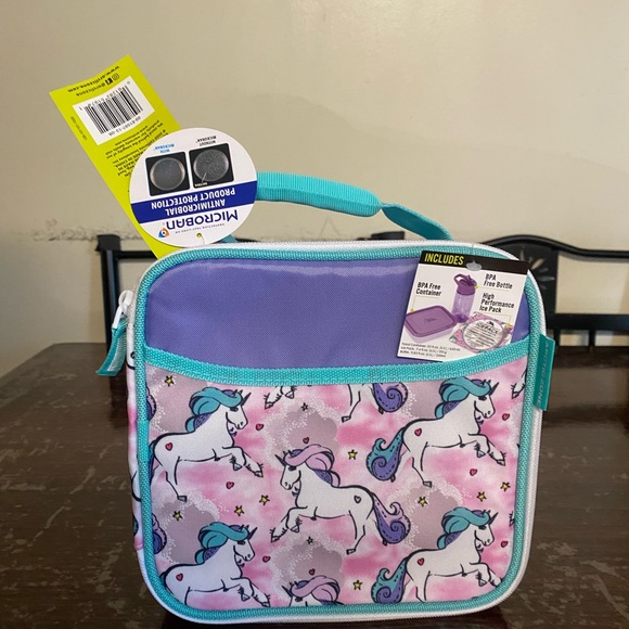 Unicorn Lunch Box Combo with accessories,New - Picture 7 of 9